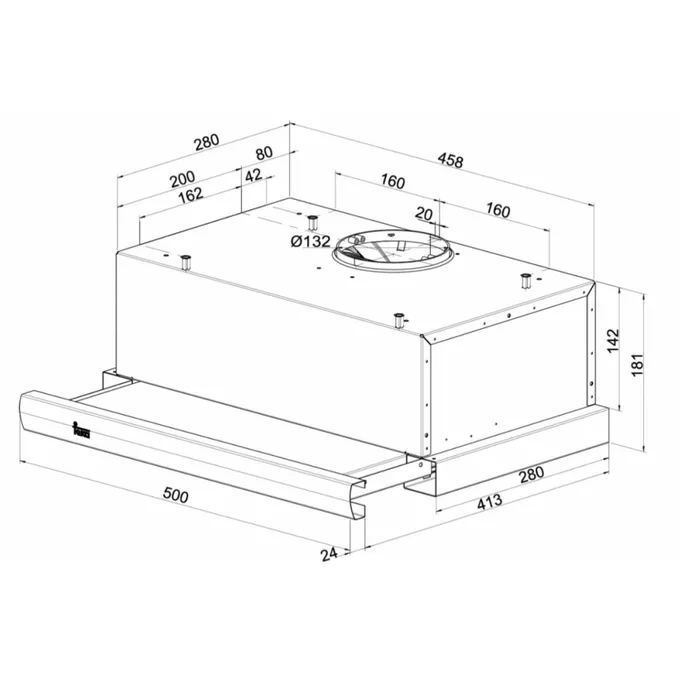 TEKA TL1-52 Okap teleskopowy