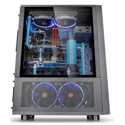 Thermaltake Core X71 Full Tower USB3.0 Tempered Glass - Black