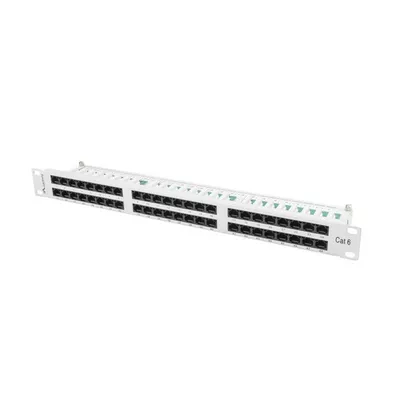 Lanberg Patch Panel 48 Port 1U Kat.6 szary