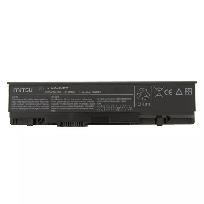 Mitsu Bateria do Dell Studio 1535, 1537 4400 mAh (49 Wh) 10.8 - 11.1 Volt