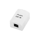 Lanberg Gniazdo natynkowe RJ45 Kat.5E białe
