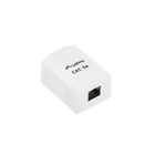 Lanberg Gniazdo natynkowe RJ45 Kat.5E białe