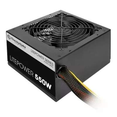 Thermaltake Litepower II Black 550W (Active PFC, 2xPEG, 120mm, Single Rail)