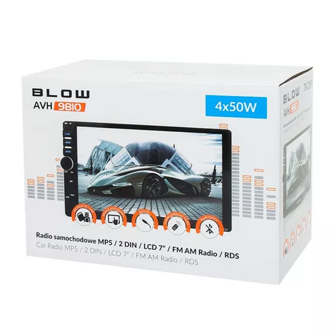 BLOW RADIO AVH-9810 2DIN 7