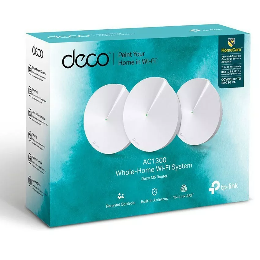 TP-LINK Deco M5 zestaw routerow AC1300 (3 szt.) | Zadowolenie.pl