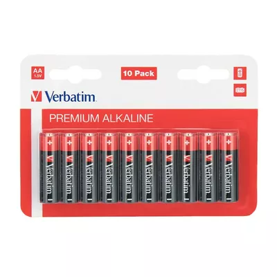 Verbatim Bateria Alkaliczna LR6 (AA)(10szt. blister)