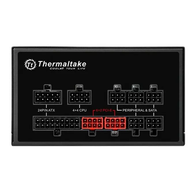 Thermaltake Smart Pro RGB 750W Modular (80+ Bronze, 4xPEG, 140mm, Single Rail)