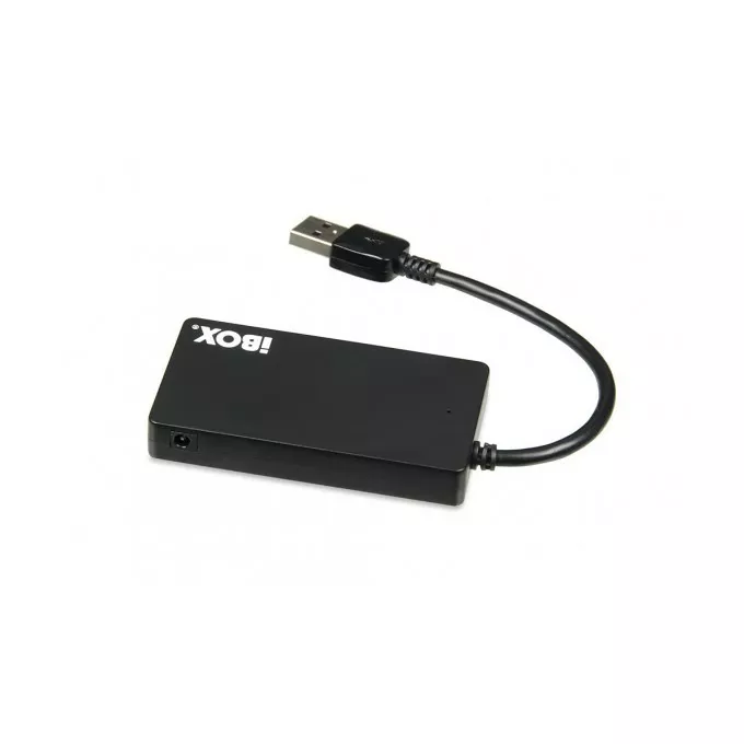 iBOX Hub USB 3.0 4-porty, slim IUH3F56 (4x USB 3.0) Czarny