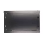 Extralink Szafka wisząca rack 6U 600x450 czarna szklane drzwi