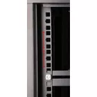 Extralink Szafka wisząca rack 6U 600x450 czarna szklane drzwi