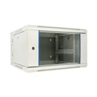 Extralink Szafka wisząca rack 6U 600x600 szara dwusekcyjna