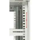 Extralink Szafka wisząca rack 6U 600x600 szara dwusekcyjna