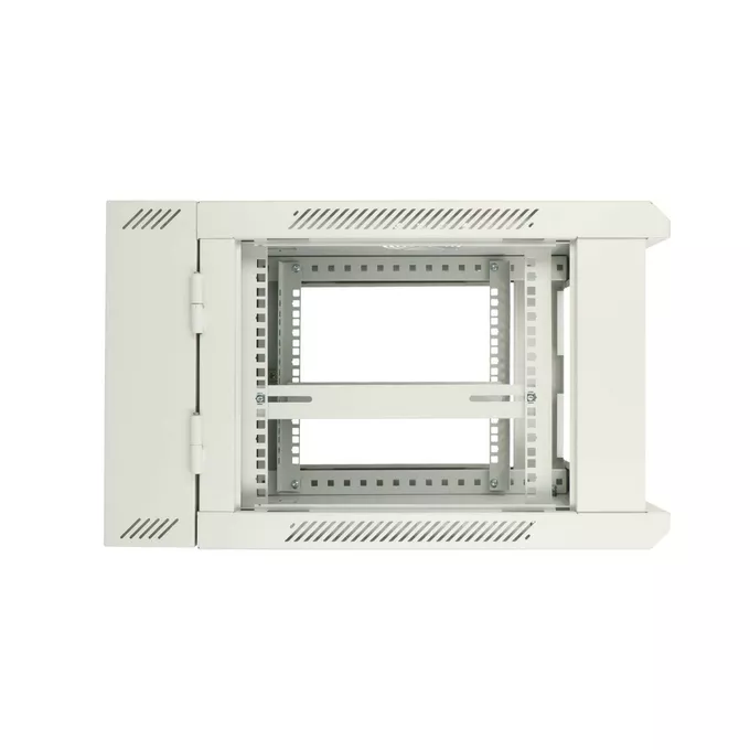 Extralink Szafka wisząca rack 6U 600x600 szara dwusekcyjna