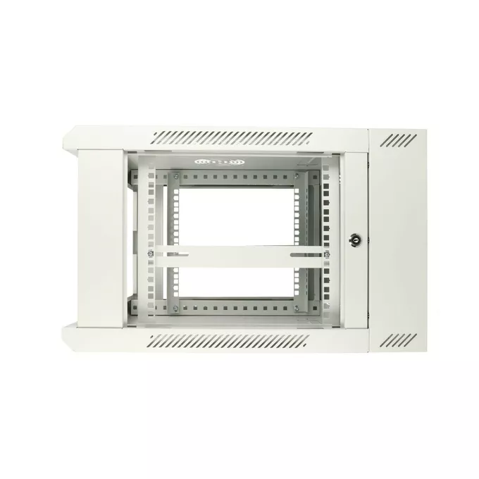 Extralink Szafka wisząca rack 6U 600x600 szara dwusekcyjna