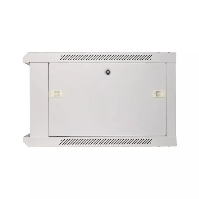 Extralink Szafka wisząca rack 6U 600x600 szara szklane drzwi