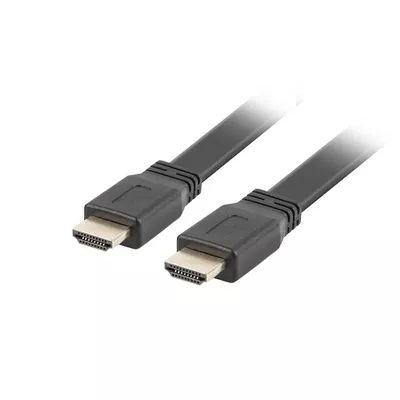 Lanberg Kabel HDMI-HDMI M/M v2.0 5m czarny płaski