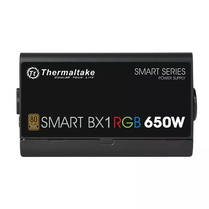 Thermaltake Zasilacz Smart BX1 RGB 650W (80+ Bronze 230V EU, 2xPEG, 120mm, Single Rail)