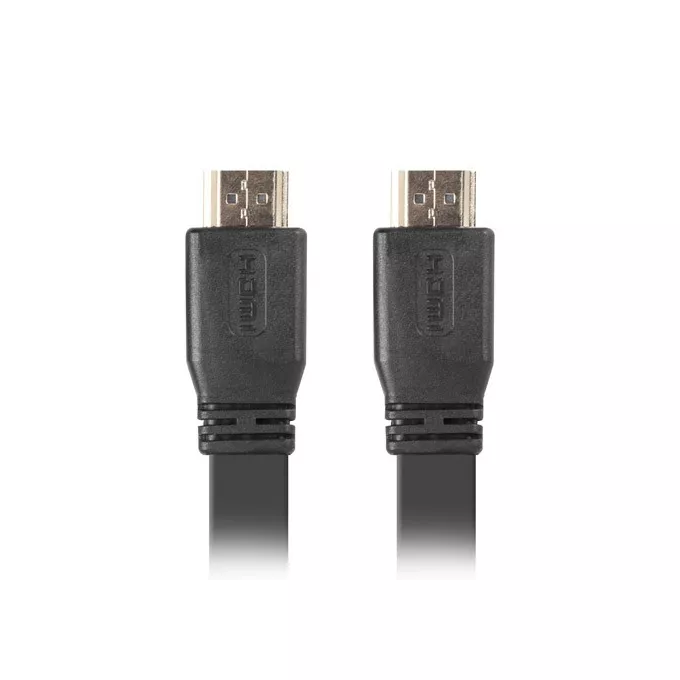 Lanberg Kabel HDMI-HDMI M/M v2.0 3m czarny płaski