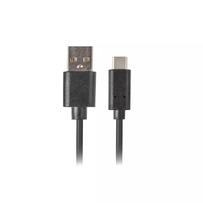 Lanberg Kabel USB CM - AM 2.0 1m czarny QC 3.0, pełna miedź