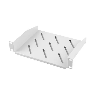 Lanberg Półka do szaf 10 cali 1U 254x180mm szara