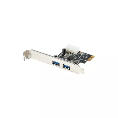 Lanberg Karta PCI Express - USB 3.1 GEN1 2-Port + Śledź Low Profile