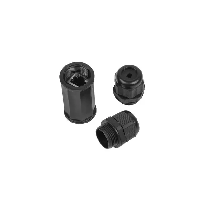 Lanberg Adapter złączka sieciowa RJ45 - RJ45 kat.6 ekranowany wodoodporny IP67