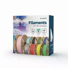 Gembird Filament do drukarki 3D PLA/1.75mm/srebrny