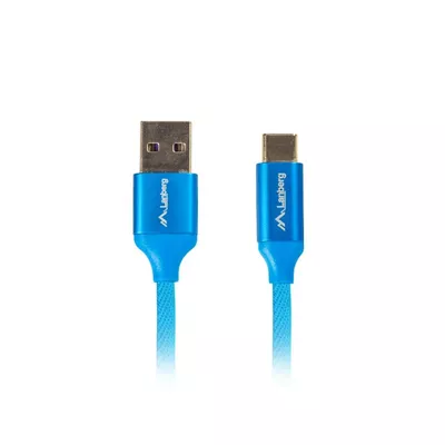Lanberg Kabel Premium USB CM - AM 2.0; 1,8m niebieski QC 3.0