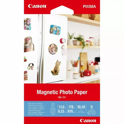 Canon Magnetyczny papier fotograficzny MG-101 10x15 5 arkuszy 3634C002