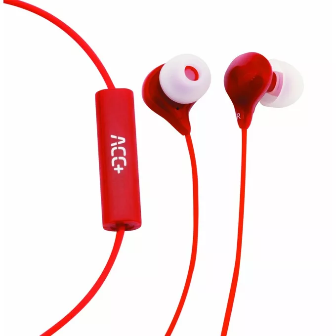 ACC+ Słuchawki douszne Soul czerwone