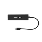 Natec Hub USB Butterfly 3 porty USB-C + RJ45 na kablu