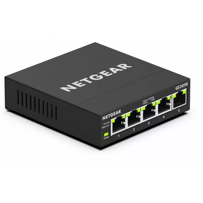 Netgear Przełącznik zarządzalny SMART GS305E Plus 5xGE