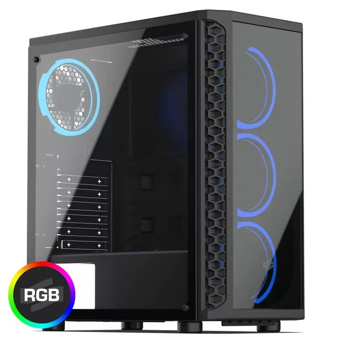 SilentiumPC Obudowa Signum SG1X TG Pure Black