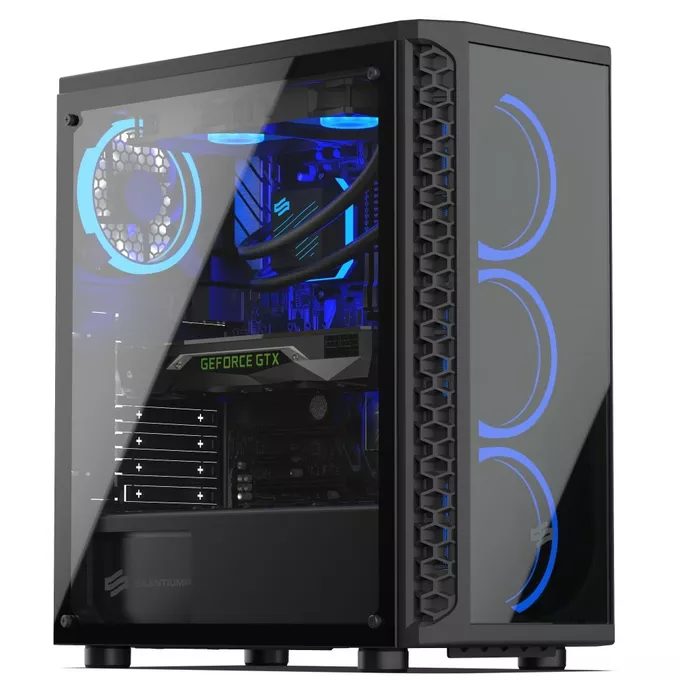 SilentiumPC Obudowa Signum SG1X TG Pure Black