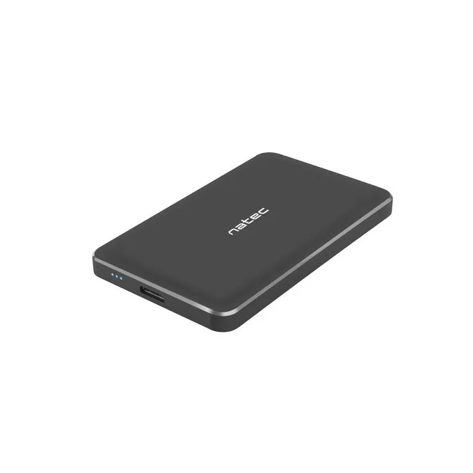 Natec Kieszeń zewnętrzna HDD/SSD Sata Oyster Pro 2,5cala USB 3.0 czarna  aluminium slim