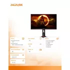 AOC Monitor 23.8 24G2U/BK IPS 144Hz 1ms DP HDMI Pivot