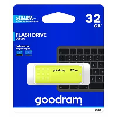 GOODRAM Pendrive UME2 32GB USB 2.0 Żółty