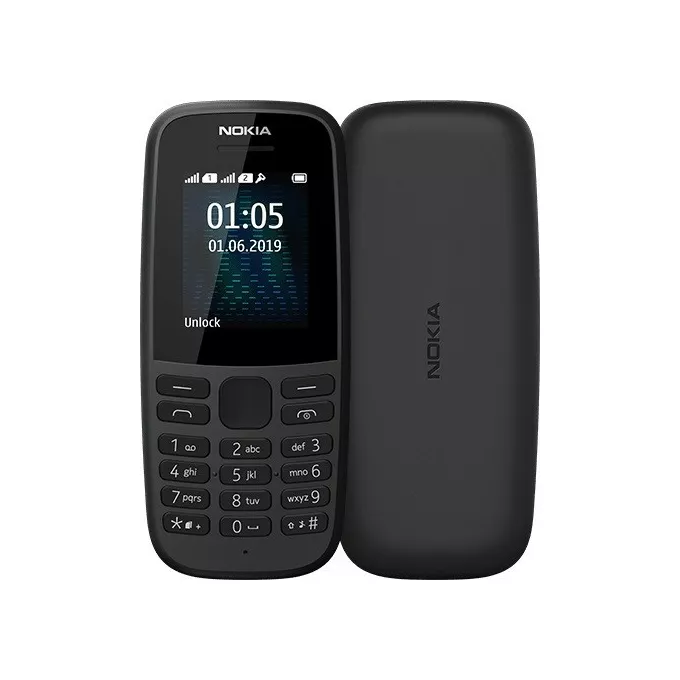 Nokia Telefon 105 2019 Dual Sim Black