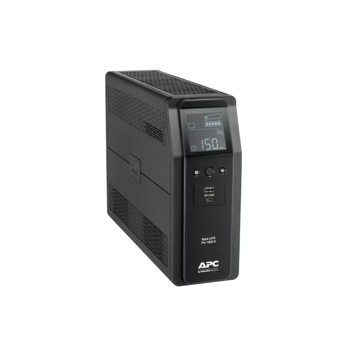 APC BR1600SI UPS Back ProBR1600VA/960W 6xC13, AVR,LCD, Ładowarka USB A/C Czysta sinusoida przy pracy bateryjnej