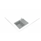 TEKA Zlewozmywak STONE 45 S-TG aluminium