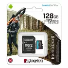 Kingston Karta pamięci microSD 128GB Canvas Go! Plus 170/90MB/s Adapter