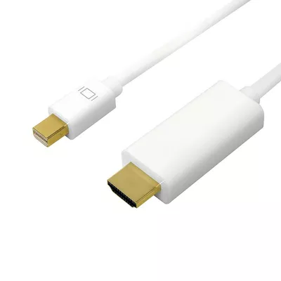 LogiLink Kabel mini DisplayPort do HDMI,4K, 2m Biały