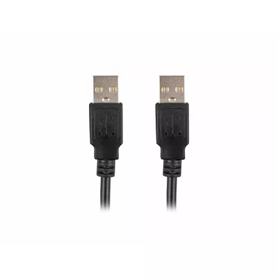Lanberg Kabel USB-A M/M 2.0 1.8m Czarny