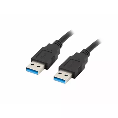 Lanberg Kabel USB-A M/M 3.0 1.0m czarny