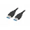 Lanberg Kabel USB-A M/M 3.0 1.8m Czarny