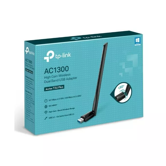 TP-LINK Karta sieciowa Archer T3U Plus USB AC1300