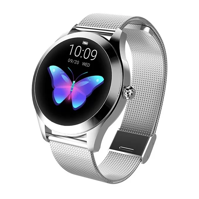 Garett Electronics Smartwatch Women Naomi Srebrny Stalowy