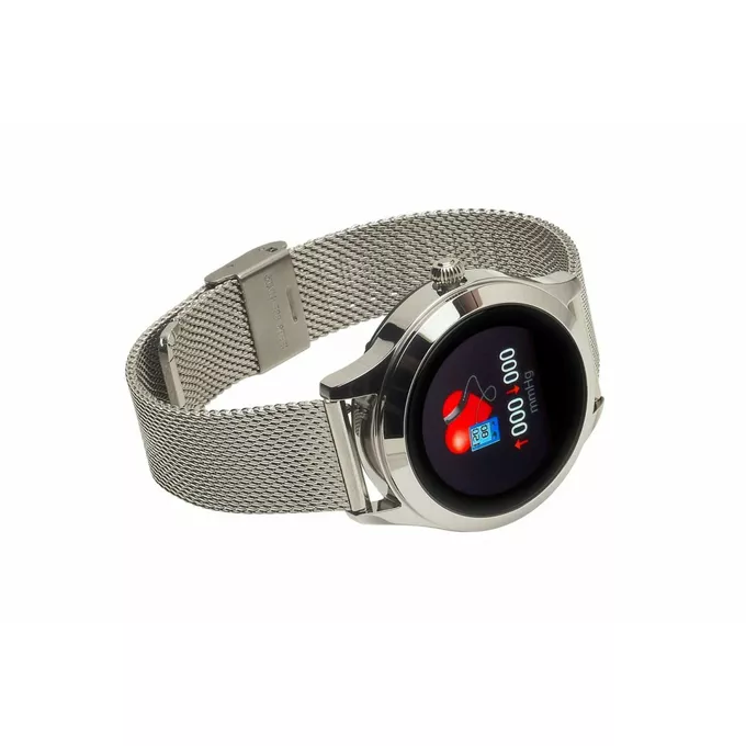 Garett Electronics Smartwatch Women Naomi Srebrny Stalowy