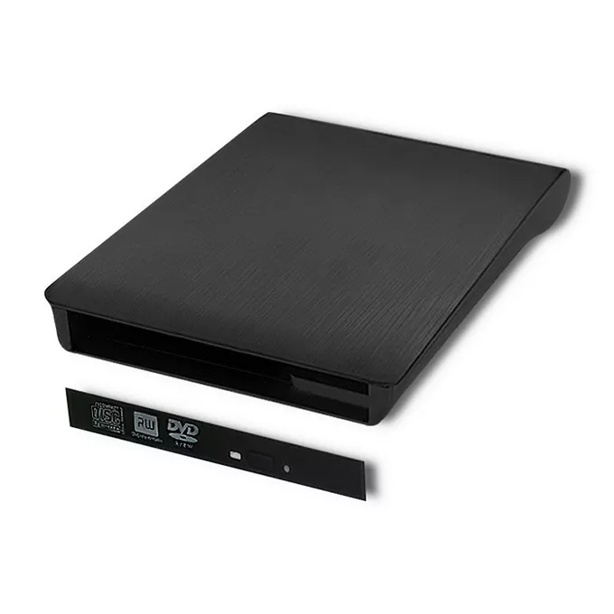 Qoltec Obudowa/kieszeń na napęd CD/ DVD SATA | USB 2.0 | 12.7mm
