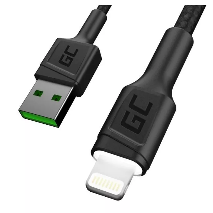 Green Cell Kabel GC Ray USB - Lightning 120 cm, podświetlenie LED